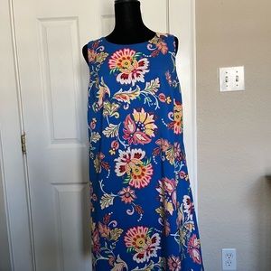 Floral Sheath dress. Size 14